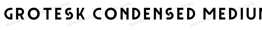 Grotesk Condensed Medium字体转换